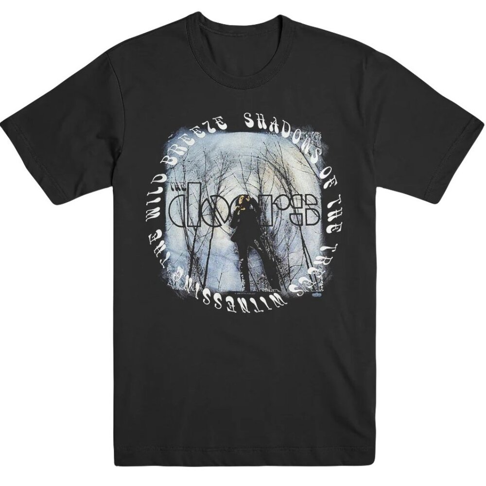 The Doors Jim Morrison Winterland Vintage Shadows Of The Trees T-Shirt - Size LG